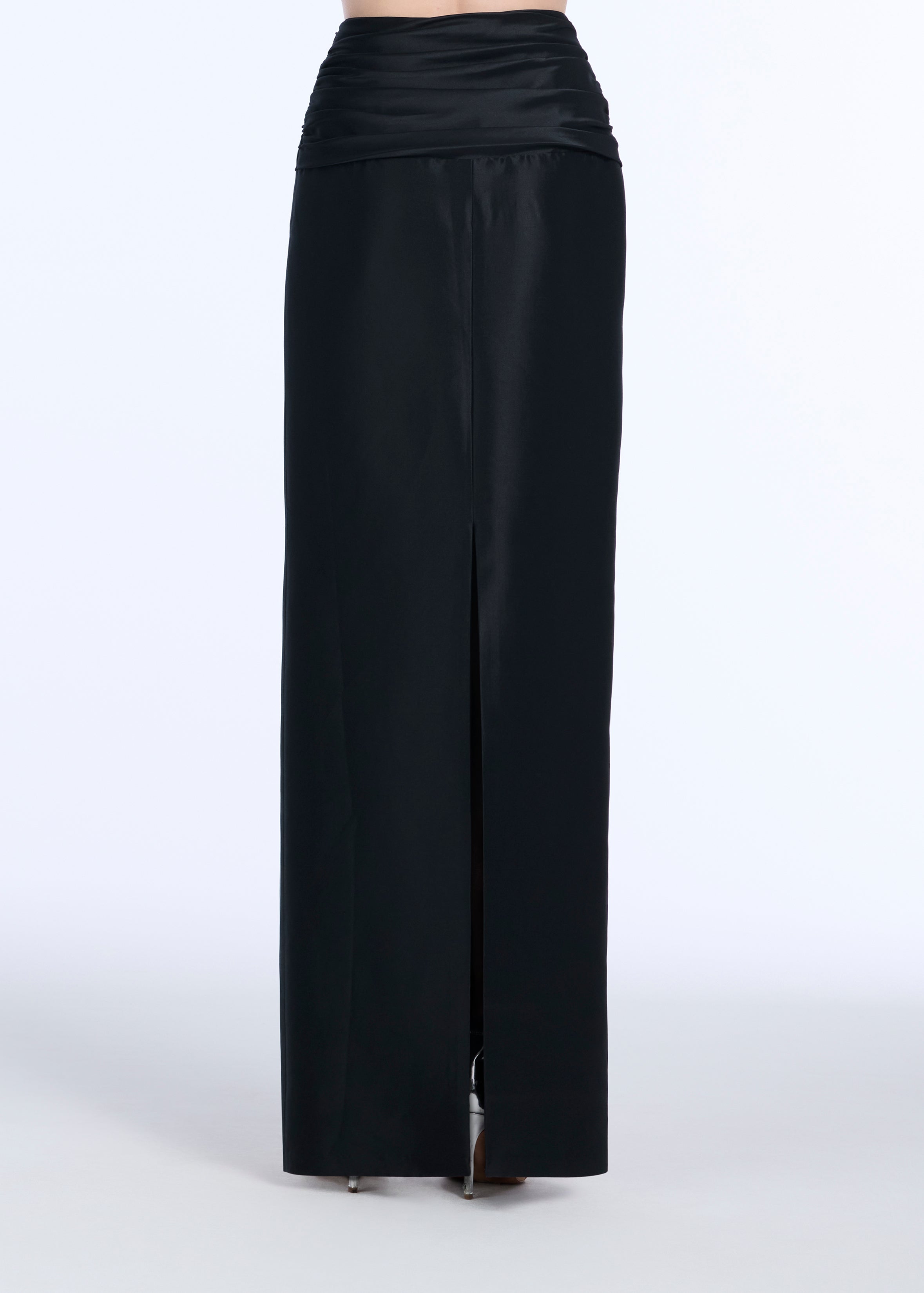 BIAS FAILLE TUXEDO SKIRT