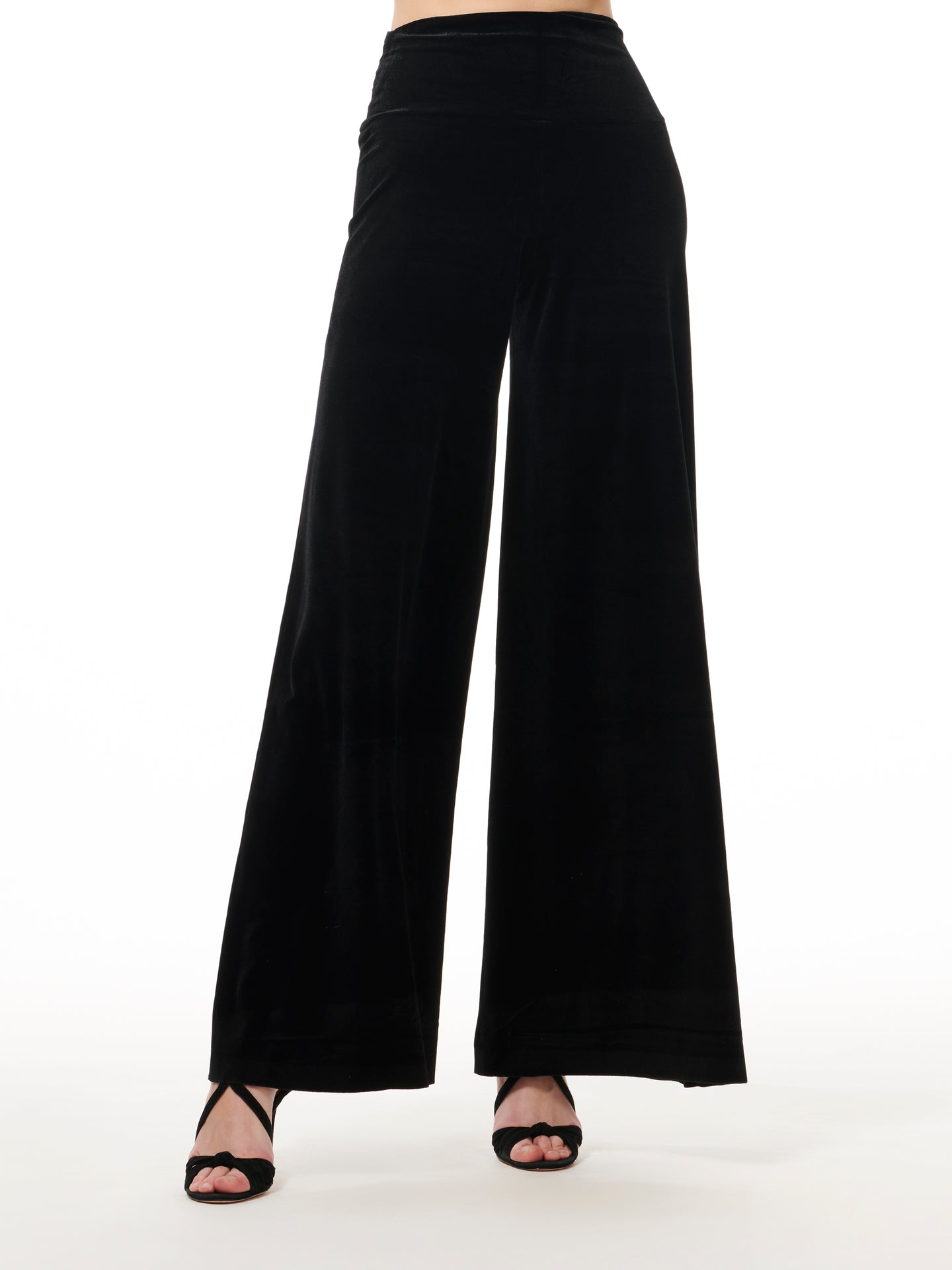 STRETCH VELVET PANTS