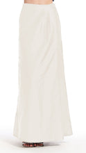 Load image into Gallery viewer, CLASSIC COLORS TAFFETA SLIM WRAP SKIRT BLACK, SILVER, CHAMPAGNE, IVORY
