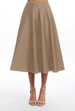 Load image into Gallery viewer, NAVY A-LINE MIDI SKIRT
