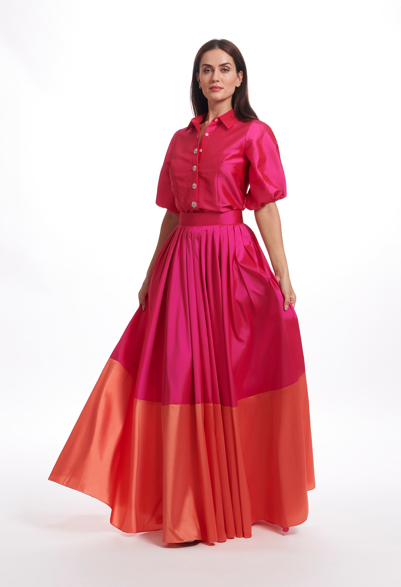 TWO TONE BALLGOWN SKIRT