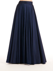 STRETCH SEQUIN 3/4 SLEEVE BALLET NECK TOP NAVY