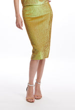 Load image into Gallery viewer, SPRING 24 STRETCH SEQUIN PENCIL SKIRT
