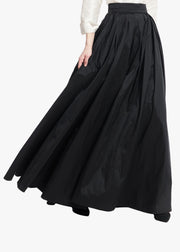 SOFT TAFFETA BALLGOWN SKIRT BLACK