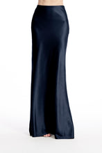 Load image into Gallery viewer, Bias Long Satin A-Line Skirt
