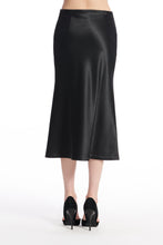 Load image into Gallery viewer, Midi Satin A-Line Bias Skirt
