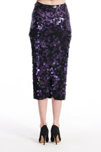 Load image into Gallery viewer, Square Paillette Midi Skirt
