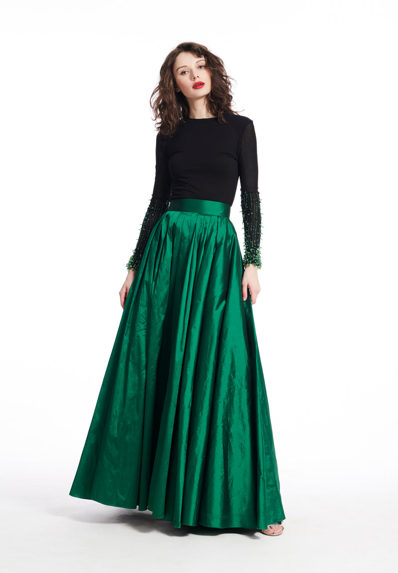 ROYAL TAFFETA BALLGOWN SKIRT