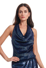 Load image into Gallery viewer, SEQUIN COWL TOP
