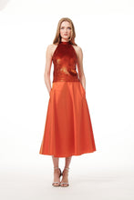 Load image into Gallery viewer, PAPRIKA A-LINE MIDI SKIRT
