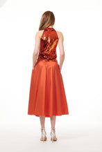 Load image into Gallery viewer, PAPRIKA A-LINE MIDI SKIRT
