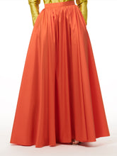 Load image into Gallery viewer, FOREST PLEATED SOFT TAFFETA BALLGOWN SKIRT
