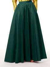 Load image into Gallery viewer, FOREST PLEATED SOFT TAFFETA BALLGOWN SKIRT
