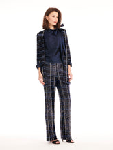 Load image into Gallery viewer, PLAID BEADED CAR COAT
