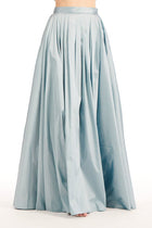 PLEATED SOFT TAFFETA BALLGOWN SKIRT BLUSH
