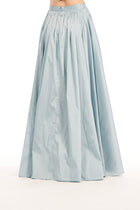 PLEATED SOFT TAFFETA BALLGOWN SKIRT BLUSH