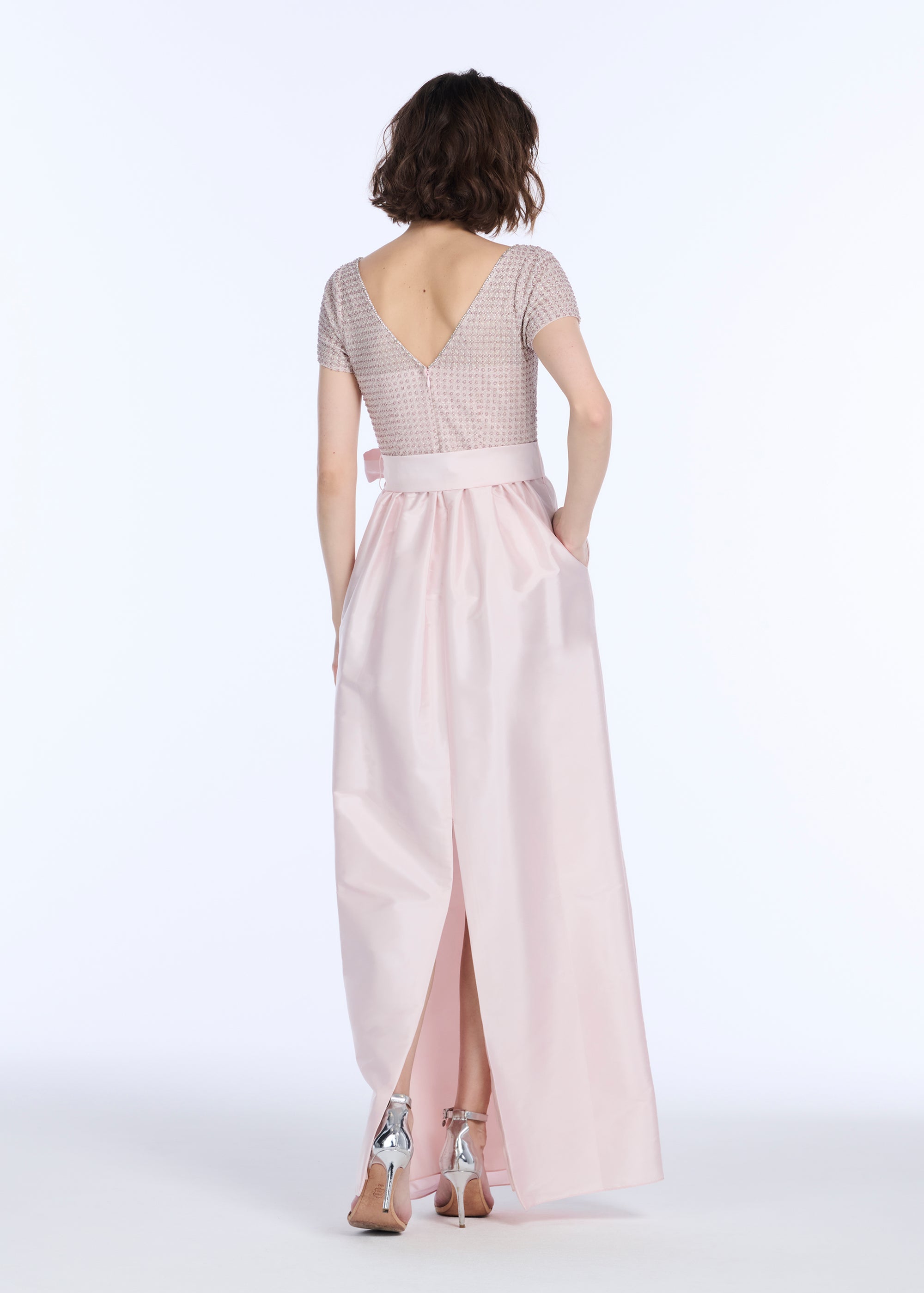 FILAGREE  GLASS BEADED EMBROIDERY GOWN