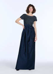 FILAGREE  GLASS BEADED EMBROIDERY GOWN
