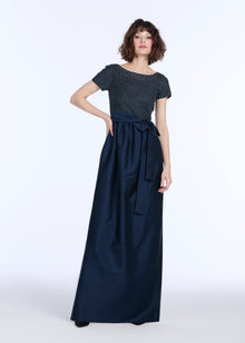 FILAGREE  GLASS BEADED EMBROIDERY GOWN