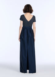 FILAGREE  GLASS BEADED EMBROIDERY GOWN