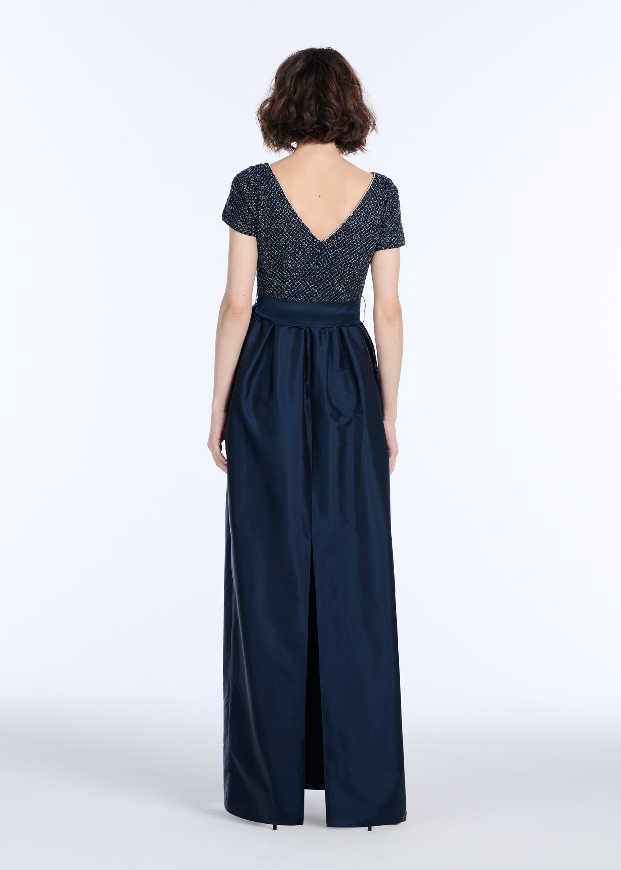 FILAGREE  GLASS BEADED EMBROIDERY GOWN