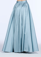 LIGHT BLUE TAFFETA BALL SKIRT