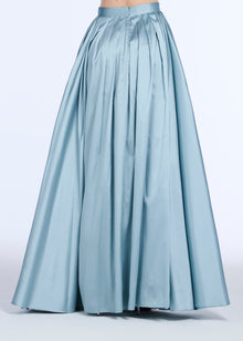 LIGHT BLUE TAFFETA BALL SKIRT