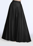SOFT TAFFETA BALLGOWN SKIRT BLACK