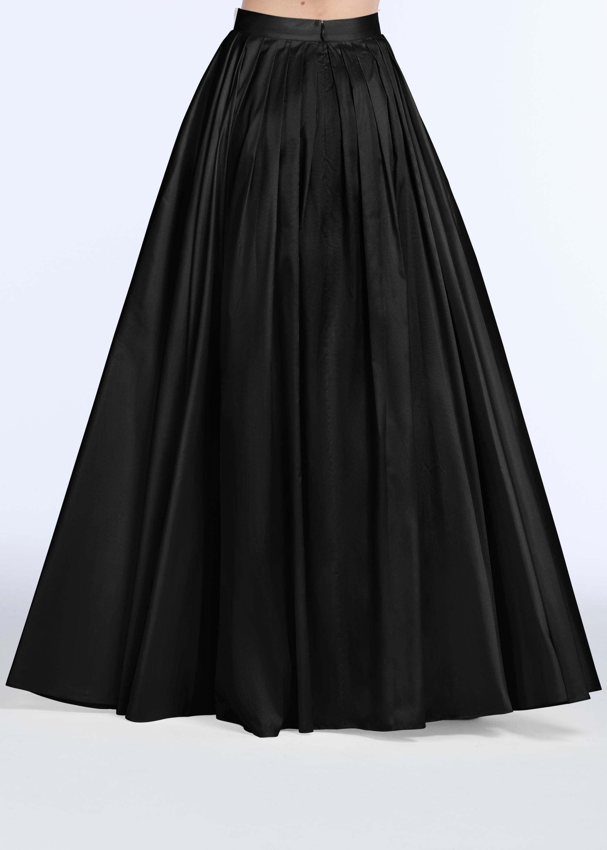SOFT TAFFETA BALLGOWN SKIRT BLACK