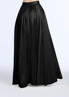 SOFT TAFFETA BALLGOWN SKIRT BLACK
