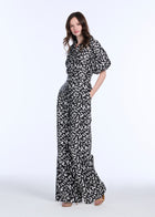 TAFETTA MIDI SKIRT BATIK ANIMAL