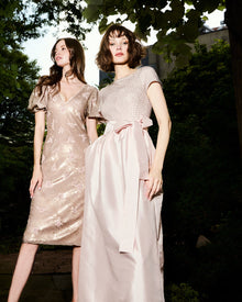 FILAGREE  GLASS BEADED EMBROIDERY GOWN