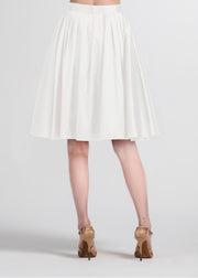 SOFT TAFFETA SHORT PARTY SKIRT BLACK