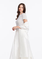 Pearl Encrusted Short Sleeve Tee - Ivory