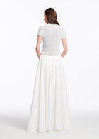 Pearl Encrusted Short Sleeve Tee - Ivory