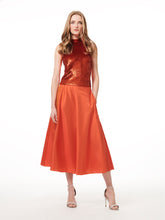 Load image into Gallery viewer, PAPRIKA A-LINE MIDI SKIRT
