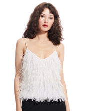 Load image into Gallery viewer, Feather Spaghetti Strap Cami
