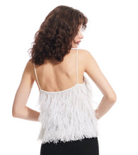 Load image into Gallery viewer, Feather Spaghetti Strap Cami
